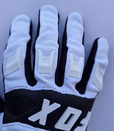 Oprema za bicikliste: FOX motocross/biciklističke rukavice – crno/belo - Lagane i — 4