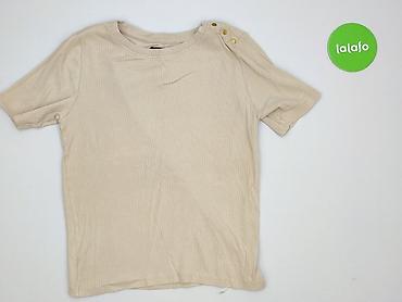 beżowy: T-shirt damski, rozmiar S — 2