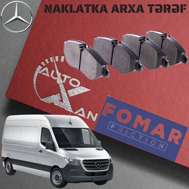 Əyləc bəndləri, nakladkalar: Arxa, Mercedes-Benz Sprinter, 2020 il, Analoq, Yeni