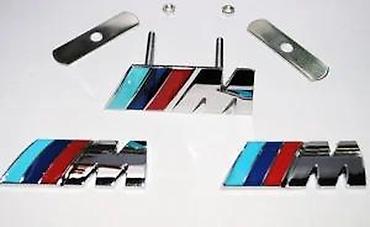 Auto delovi, gume i tjuning: BMW M znak samolepljiv metalni. Samolepljiv znak oznaka originalnih — 11