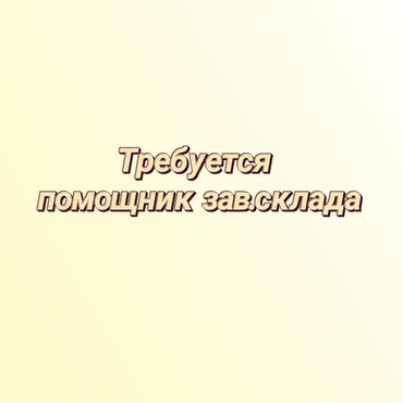 аптечный склад: Кампа башчысынын жардамчысы. Юг-2 мкр