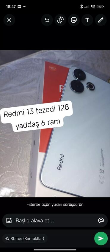 xiomi 12t: Xiaomi Redmi 13, 128 GB