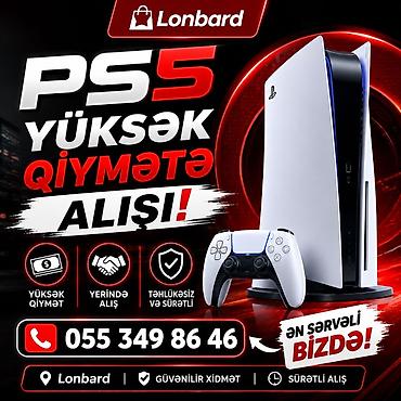 lombard playstation 5: PS5 konsolunun yüksək qiymətə alışı xidməti - Yüksək qiymət - Yerində — 1