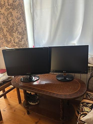 kredit pul elektronika: LG və Samsung LCD monitorlar + ev audio sistemi - Monitorlar: 2 ədəd — 4