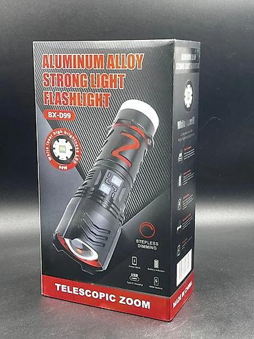 İşıqlandırma: Məhsul: Alüminium Korpuslu Güclü Fənər BX-D99 - Material: yüngül və — 2