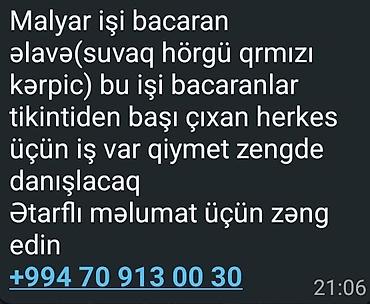 serbiyada is: Tikinti sahəsində iş təklifi: malyar işi bacaranlar üçün. Açıqlama: - — 1