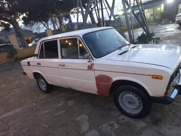 VAZ (LADA): VAZ 2106, ağ rəng, 4 qapılı sedan. - Klassik xarici görünüş: xrom ön — 5