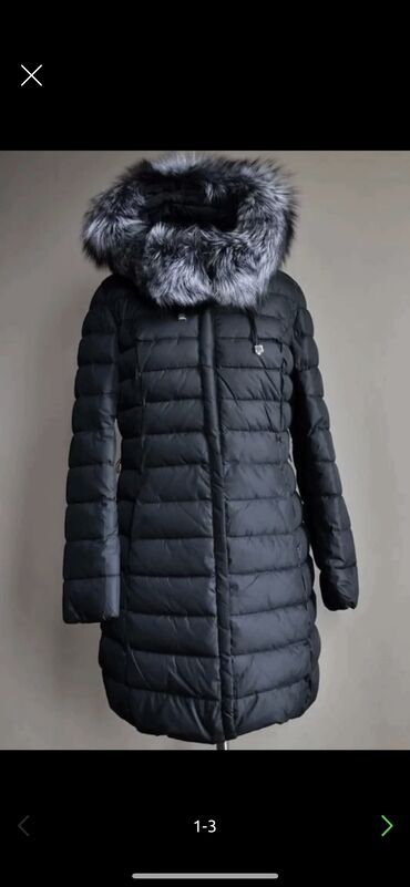 зимние женские куртки с капюшоном: Пуховик, S (EU 36), M (EU 38)