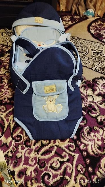 Uşaq dünyası: Uşaq üçün daşıma seti – Rain Baby - Rəng: tünd göy/çəhrayı-mavi — 3