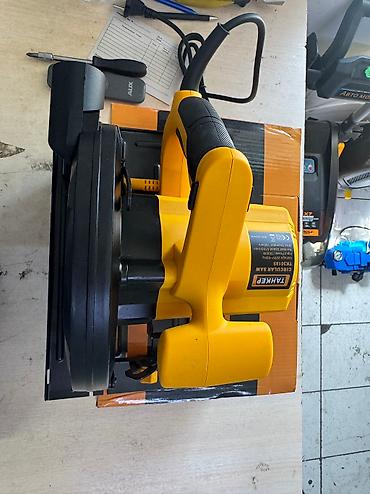 Мини-пилы: Циркулярная пила Tanker в чёрно-жёлтом корпусе с эргономичной — 10