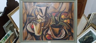 Şəkillər, tablolar: Rəssam Mirteyyub Xəlilovun əl işləri. (Müxtəlif ölçülü Xols, Karton — 10