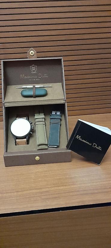 Наручные часы: Massimo Dutti Since 1985 Komplekt: •Saat 💣 •Remen 💣 •Remen 💣 •Kitabca — 3