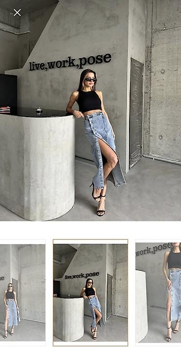 smart wotch: Midi Ətək, Cins, S — 2