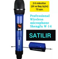 Mikrofonlar: Yeni Simsiz (Bluetooth) Mikrofon Ünvandan götürmə — 27