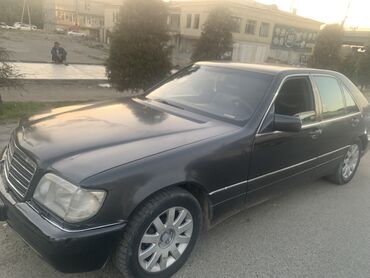 дом машина: Mercedes-Benz S-Class W140 S600, черный седан представительского