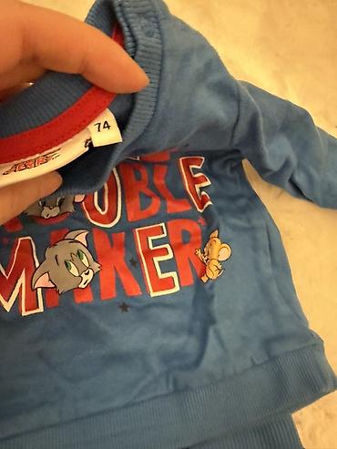 nike tech: Детский комплект с героями Tom and Jerry, размер 74. Состав набора: - — 4