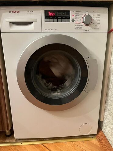кондиционер бу с установкой: Paltaryuyan maşın Bosch, 5 kq, Avtomat, Qurutmasız