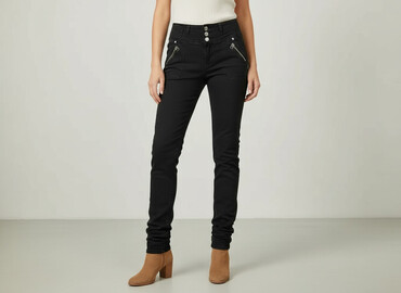 dżinsy z dziurami allegro: Jeans for women, size S
