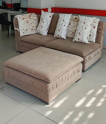 Divanlar: Künc divan, İşlənmiş, Vеlur parça, Çatdırılma yoxdur — 2
