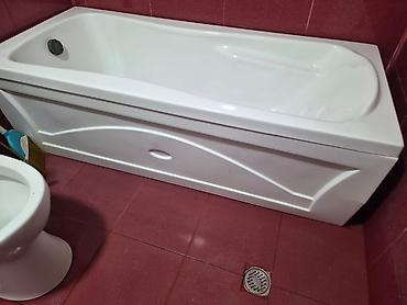 usaq vannalari: Akril vannа – klassik düzbucaqlı model - Material: yüksək keyfiyyətli — 1