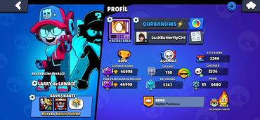 Endirim olacaq barter var hesab ilə Brawl Stars oyunu üçün Larry &