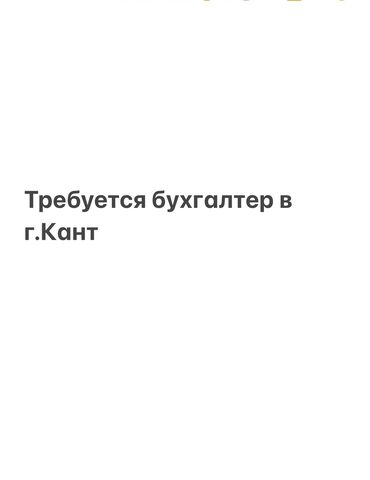 работа для пенсионеров с ежедневной оплатой: Требуется бухгалтер со стажем в г. Кант