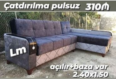 kreditlə divan: Künc divan, Yeni, Açılan, Bazalı, Parça, Şəhərdaxili pulsuz çatdırılma