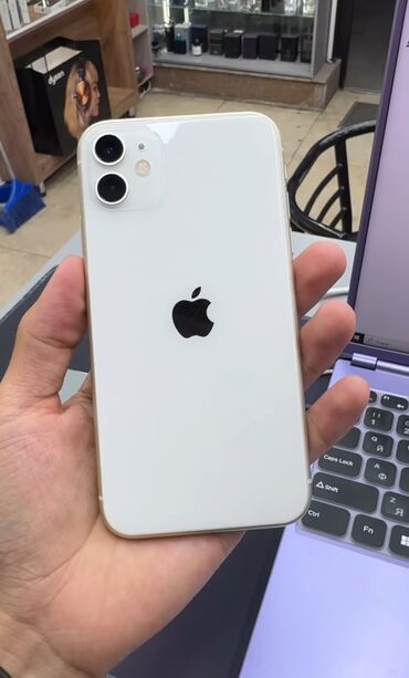 Apple iPhone: IPhone 11, 128 GB, Ağ, Zəmanət