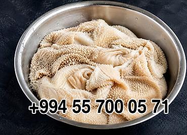 tortlar ve qiymetleri: Məhsul: Təmizlənmiş mal şirədən (tripe) Təsvir: 1kq 5azn - Səliqə ilə — 1