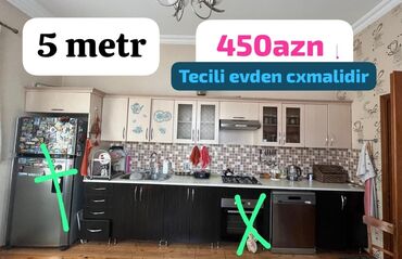 metbext mebelleri: Metbex mebeli satilir 5 metr uzerinde Qaz,moyka, aspirator verilir