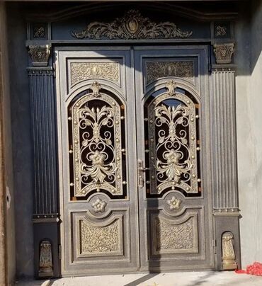 Həyət darvazaları: Metal EN MMC olaraq istədiyiniz forma və ölçüde demir işlerinin -da lalafo.az — 15 Həyət darvazaları: Metal EN MMC olaraq istədiyiniz forma və ölçüde demir işlerinin — 15