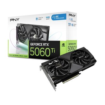 Masaüstü kompüterlər və iş stansiyaları: Videokart PNY GeForce RTX 5060 Ti, 16 GB, Yeni
