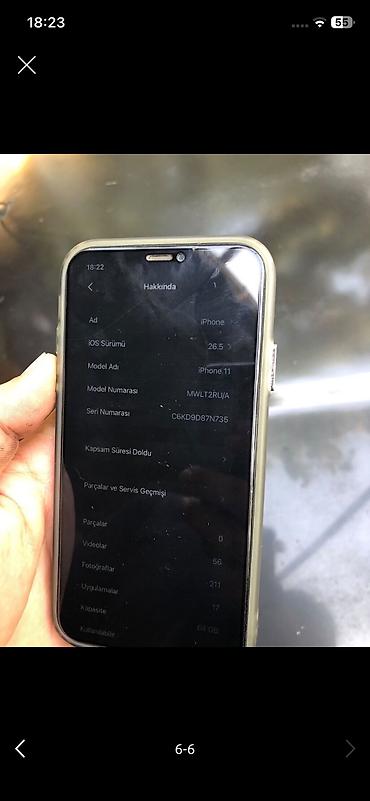 iphone 11 qiymətləri: IPhone 11, 64 GB, Qara, Zəmanət, Barmaq izi, Simsiz şarj — 6