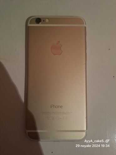 Apple iPhone: IPhone 6, 64 GB, Matte Gold, Barmaq izi