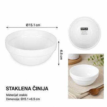 KMT Staklena duboka činija 2419916 - Brend: Kmt Style - Materijal