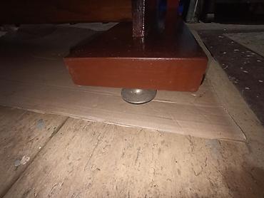 Furniture: Drveni klub-sto sa slike, širine 56 cm dužine 120 cm visine 50 — 6