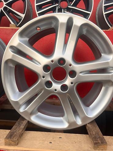 teker boltlari: Yüngül lehimli disk – 5 ikili şüalı dizayn, gümüş rəng. - Material — 1