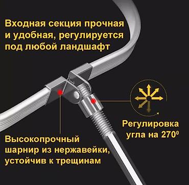 сетки: Садок рыболовный, береговой, квадратный профиль, 35х35 см, длина 3 — 3