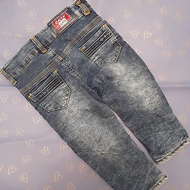 boyfriend şalvar: Uşaq üçün qışlıq jeans şalvar, 12 ay üçün, geyinilməyib - Brend — 2