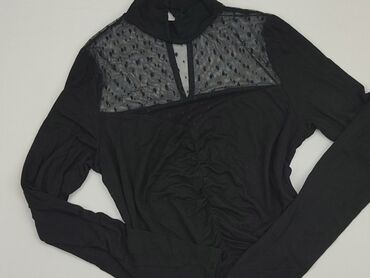 czarne bluzki w serek: Блуза жіноча, Shein, M, стан - Дуже гарний