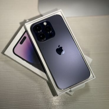 мобильные телефоны айфоны: IPhone 14 Pro, 128 ГБ, Deep Purple