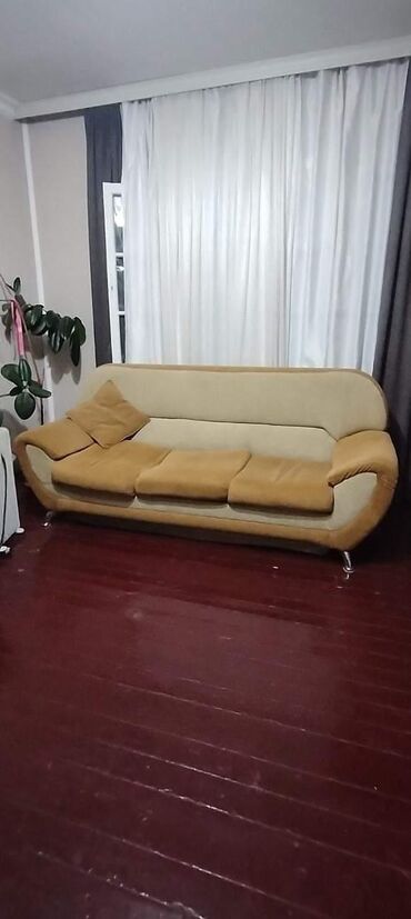 диван реклайнер: Б/у, Диван-кровать, 2 кресла, Диван, Без подьемного механизма, Раскладной