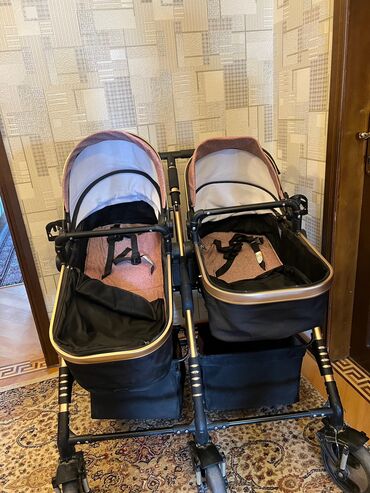 əkizlər və üçəmlər üçün easygo duo uşaq arabaları: Əkizlər üçün araba, Yeni, Yaş: 24-30 ay