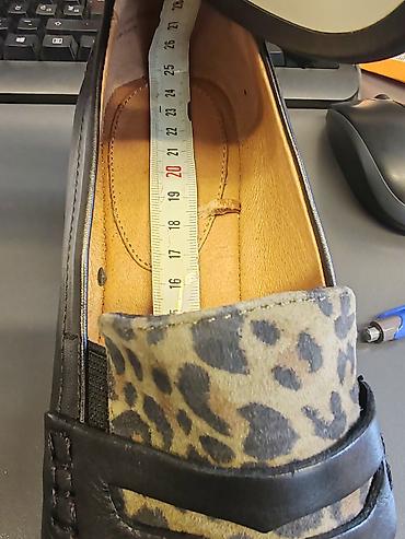 kanin obuca: Ženske cipele CAPRICE – loafer stil na blok petu Duzina gazista 25cm — 4