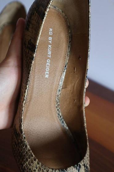 Туфли: Кожаные туфли Kurt Geiger 39размер с открытым носиком указанный — 18