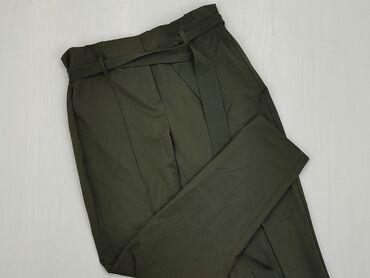 Spodnie: Spodnie S (EU 36), stan - Bardzo dobry, wzór - Jednolity kolor, kolor - Khaki