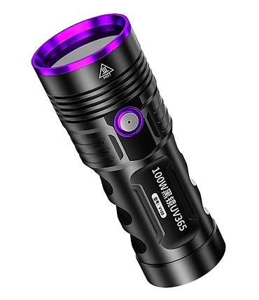 уф лампы: Ультрафиолетовый фонарь 365 нм, 100 Вт Мощный ручной UV-фонарь — 1