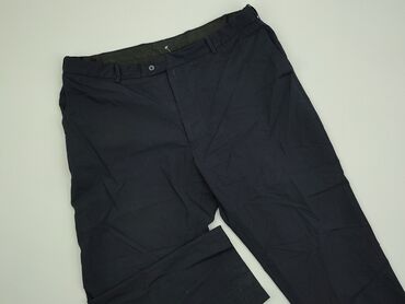 Spodnie: Spodnie XL (EU 42), stan - Dobry, wzór - Jednolity kolor, kolor - Niebieski