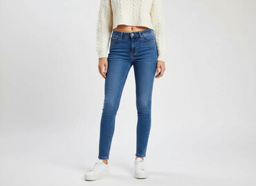 DENIM JEANS, Джинси жіночі, розмір XS