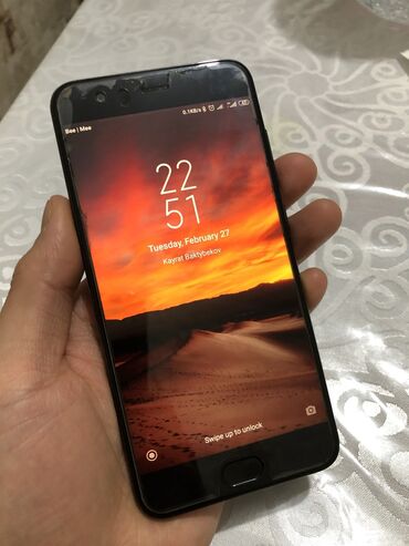 обычный телефон купить: Xiaomi, Mi6, Б/у, 64 ГБ, цвет - Черный, 2 SIM